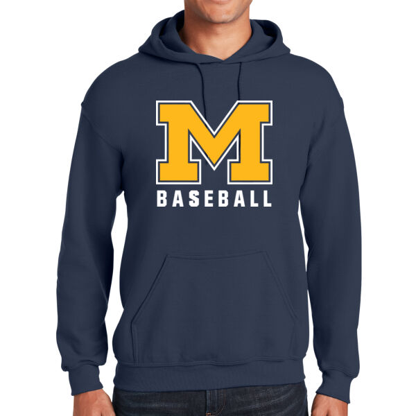Mavericks Baseball Navy Heavy Blend Hooded Sweatshirt Thumbnail