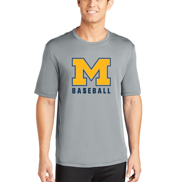 Mavericks Baseball Grey PosiCharge Competitor Tee Thumbnail