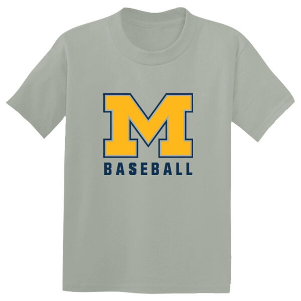 Mavericks Baseball Grey Youth PosiCharge Competitor Tee Thumbnail